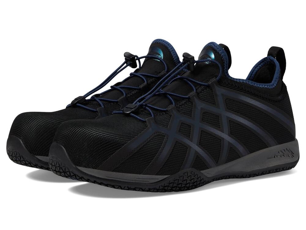 AVENGER WORK BOOTS HYDRO BLACK/BLUE 11.5 EE - WIDE